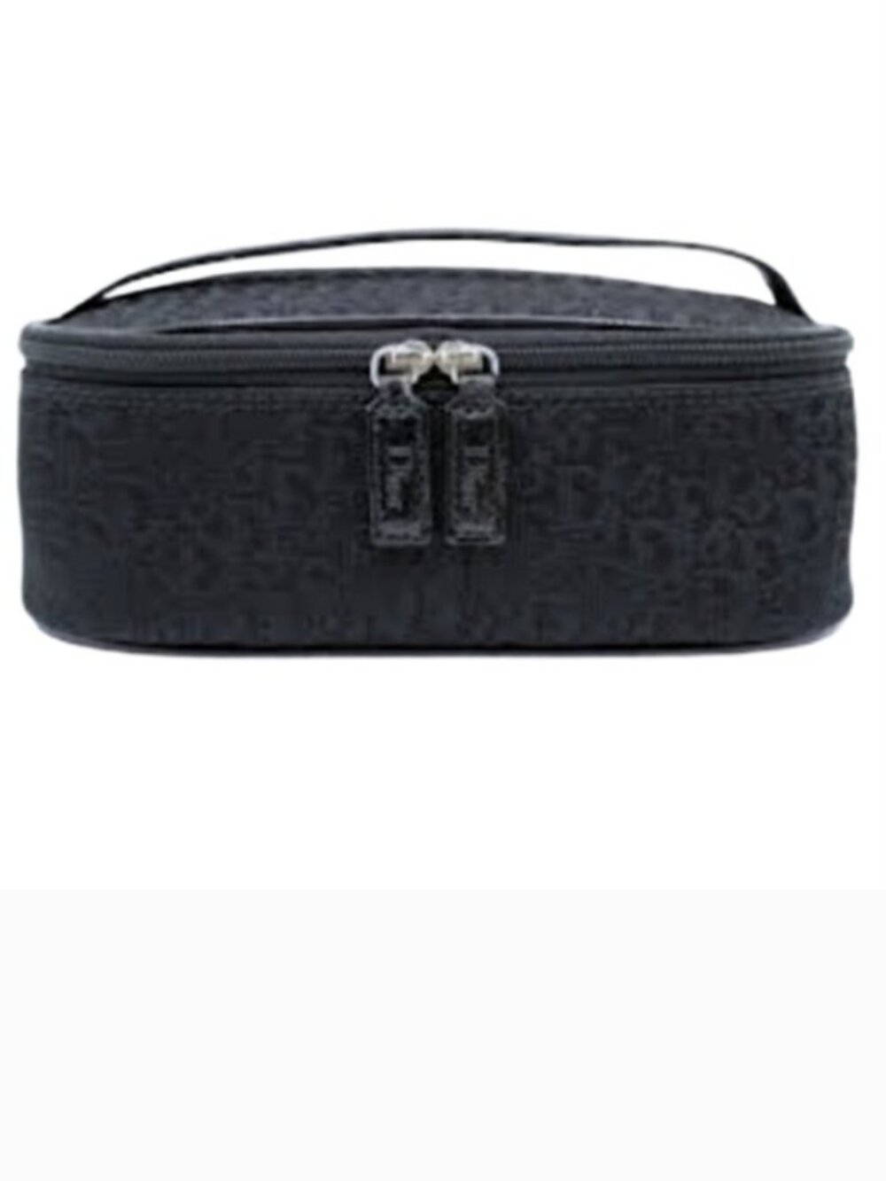 Dior Oblique canvas toiletry cosmetic travel case double zip EUC - Picture 2 of 6